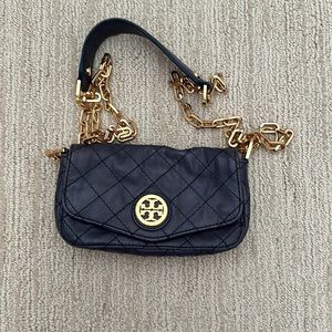 Tory Burch Purple Quilted Crossbody Bag!